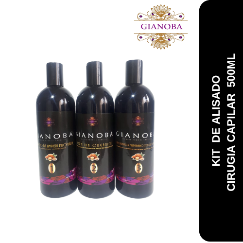 kit de alisado 500ml 3 pasos