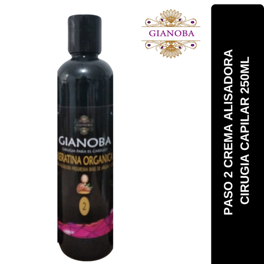 paso 2 de 250ml crema alisadora cirugia capilar