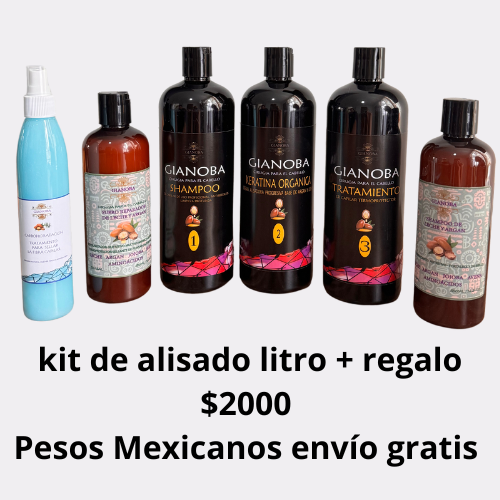 Kit de alisado litro +mas kit reparador de regalo